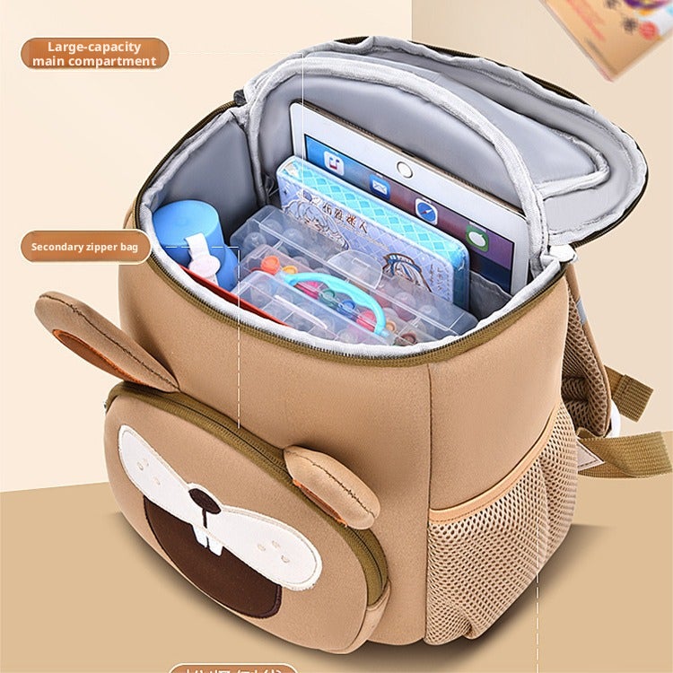 Sesame Baby Cartoon Backpack for Kids, Lightweight Mini Neoprene School Bag - Image 3