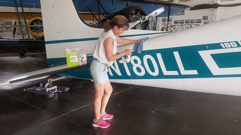 Plane Perfect Wing Wipe Quick Detail Spray Sealant - 16 Oz, Ultimate UV Protection Hydrophobic Plane & Car Wax Spray, Aviation Grade Quick Detailer for Airplane, Car, RV, Motorcycle & Boat - Image 5