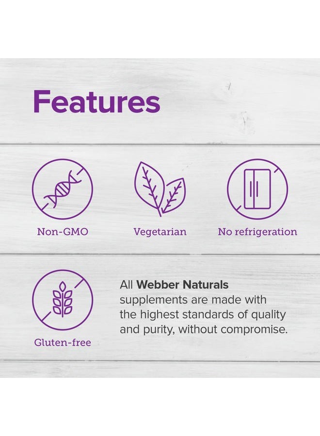 Webber naturals Digestive Health Probiotic 30 Billion, 8 Probiotic Strains, 30 Vegetarian Capsules - Image 4