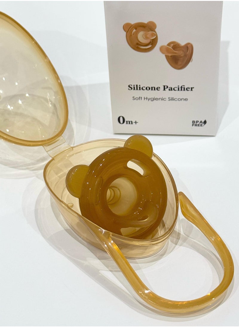 NEAT YOUNG NEEDS NYN Round Bear Silicone Baby Pacifier  - Image 2