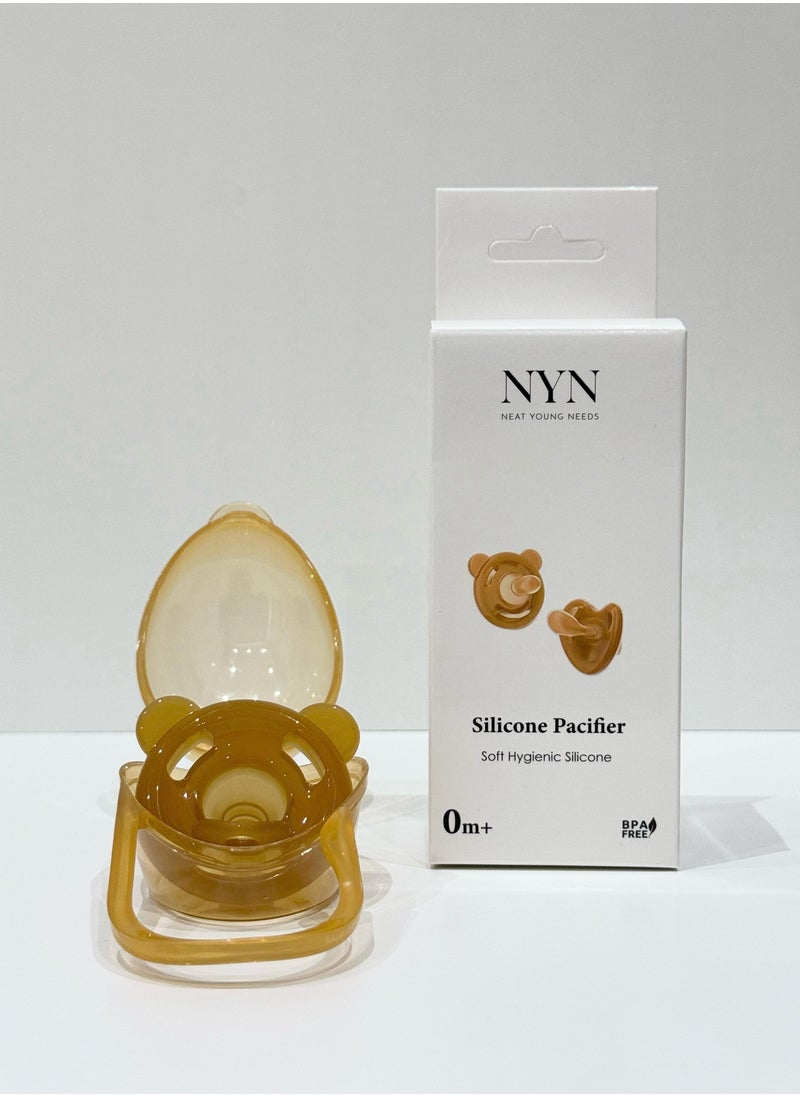 NEAT YOUNG NEEDS NYN Round Bear Silicone Baby Pacifier  - Image 5
