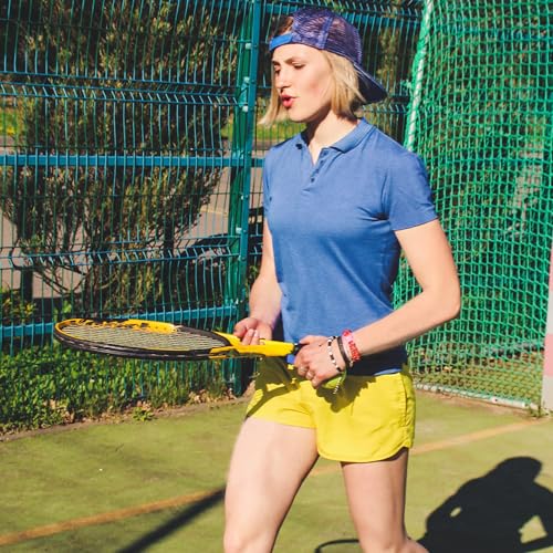 TVKSOM Women's Golf Polo Shirts Lightweight Moisture Wicking Short Sleeve Shirt Quick Dry Athletic Tennis Tops - Image 4