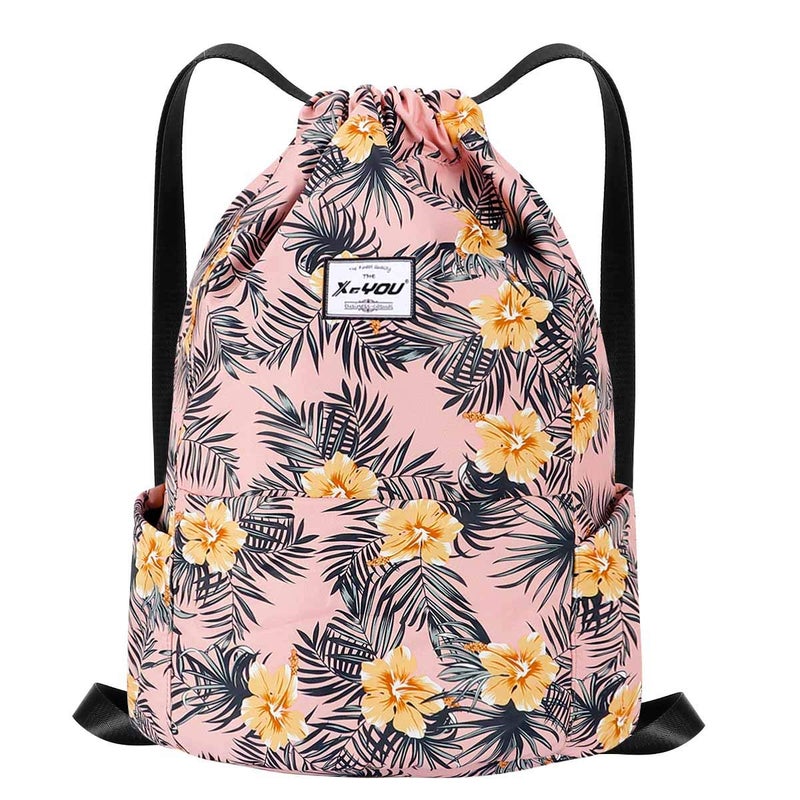 XEYOU Drawstring Sports Backpack Lightweight Gym Yoga Sackpack Shoulder Rucksack Casual Outdoor Daypack for Women and Men - Image 2