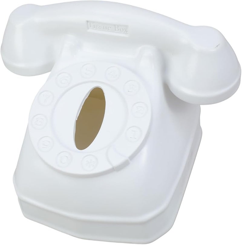 تصميم هاتف بيج كلاسيكي محمول لصندوق المناديل لتزيين المنزل والمكتب - Image 1