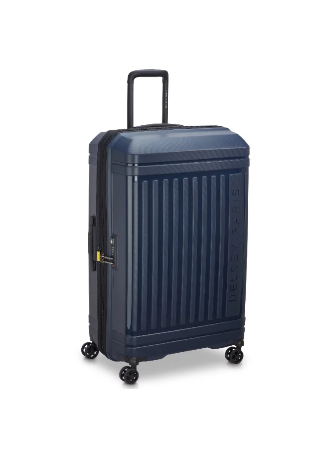 DELSEY Lutece SE Double Wheels Expandable Trolly 69cm Marine Blue