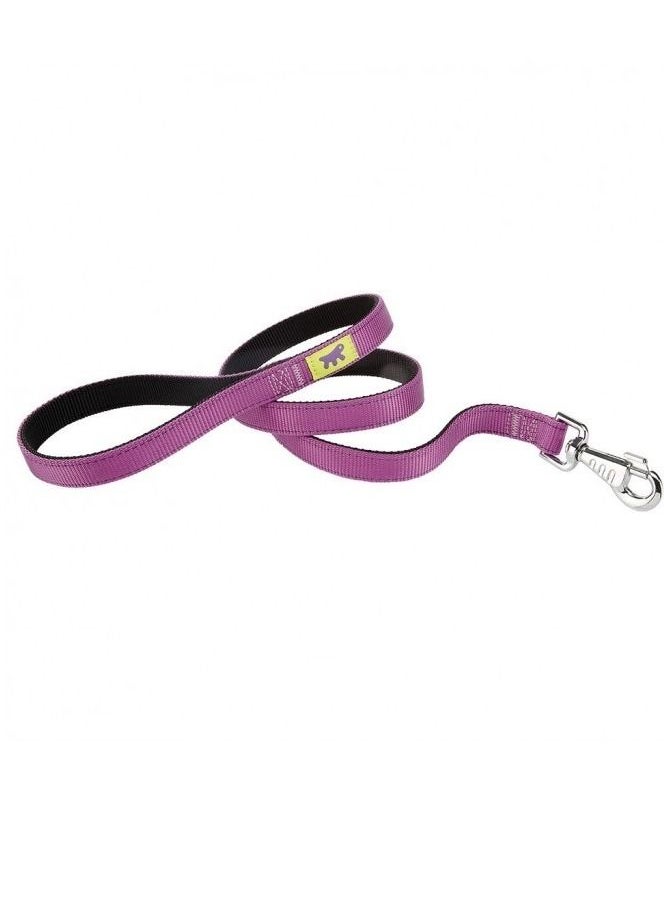 Ferplast Dual Color Nylon Dog Leash Purple/Black 15MmX110Cm 