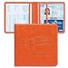 Peisicne Car Registration and Insurance Holder Vehicle Glove Box Car Organizer with Magnetic Closure for Documents Cards License Car Organization 1Pack Orange - Image 2
