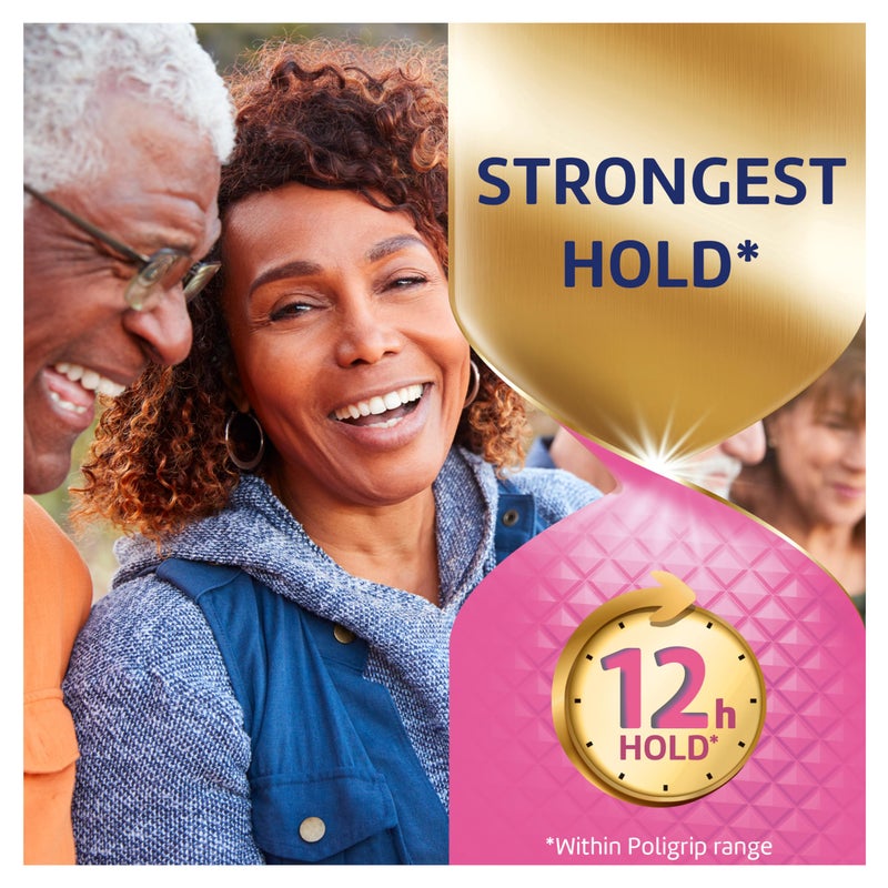 Poligrip Denture Adhesive, Power Max Hold Plus Comfort Denture Adhesive Cream, 2.2 Ounces (Pack of 4) - Image 3