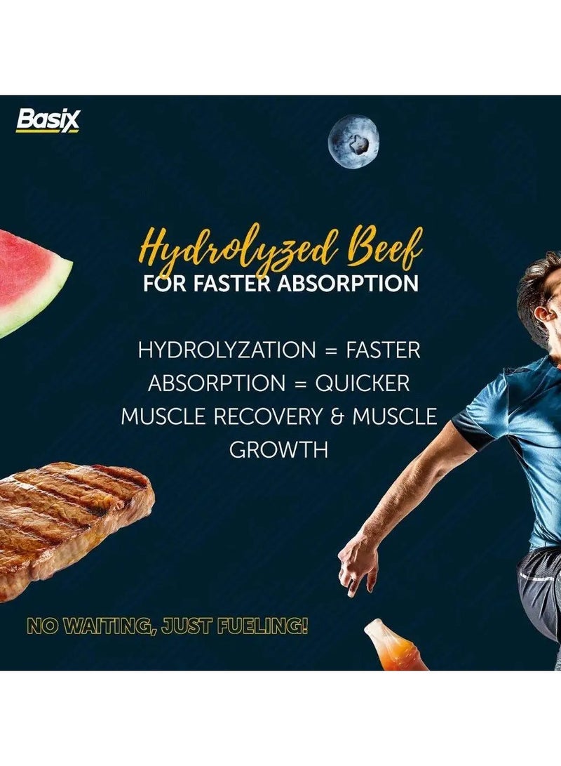 Basix Clear Beef Protein Isolate - Blue Razz - (2.2 lb) - Image 4