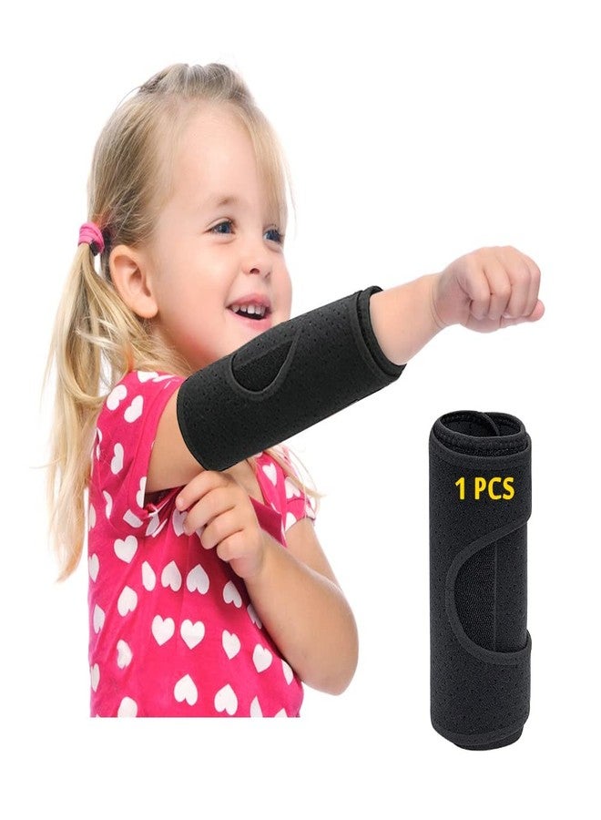 Mybow Pediatric Elbow Brace Child Straight Arm Splint Kids Elbow Immobilizer Extension Brace Cubital Tunnel for Sleeping Ulnar Nerve Entrapment Thumb Sucking Stop for Kids Child Restraint Strap (Small) - Image 1