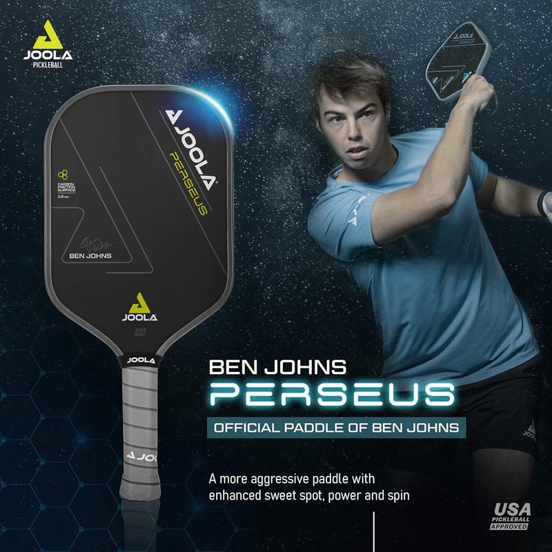 JOOLA Ben Johns Perseus Pickleball Paddle with Charged Surface Technology - Image 2