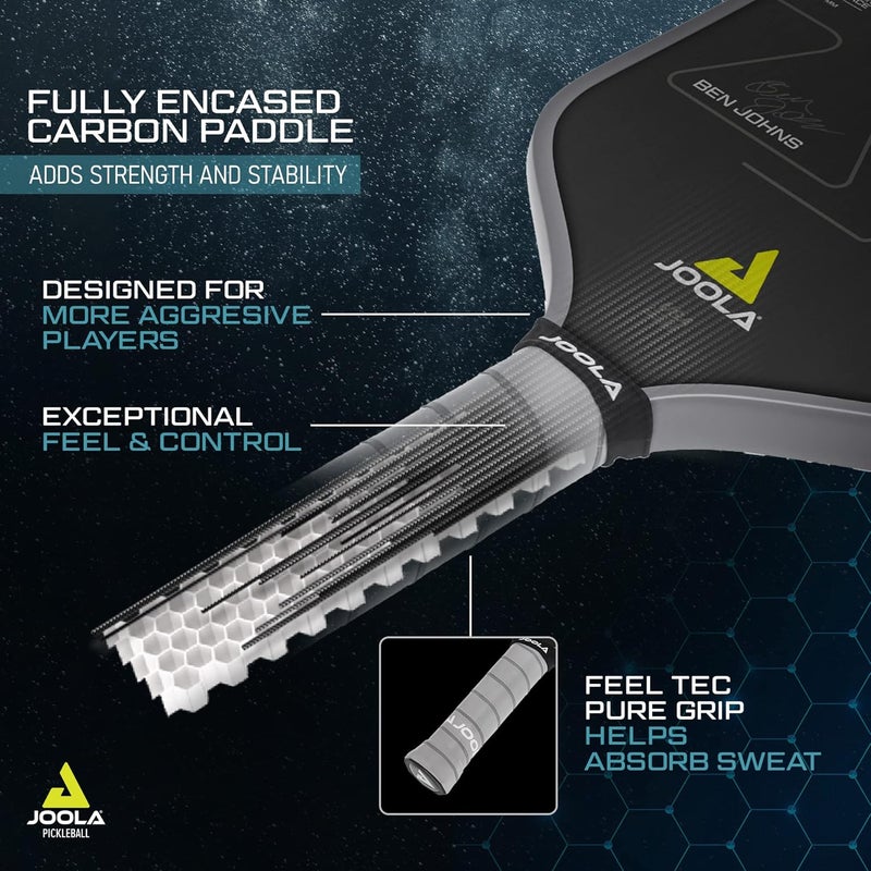 JOOLA Ben Johns Perseus Pickleball Paddle with Charged Surface Technology - Image 5