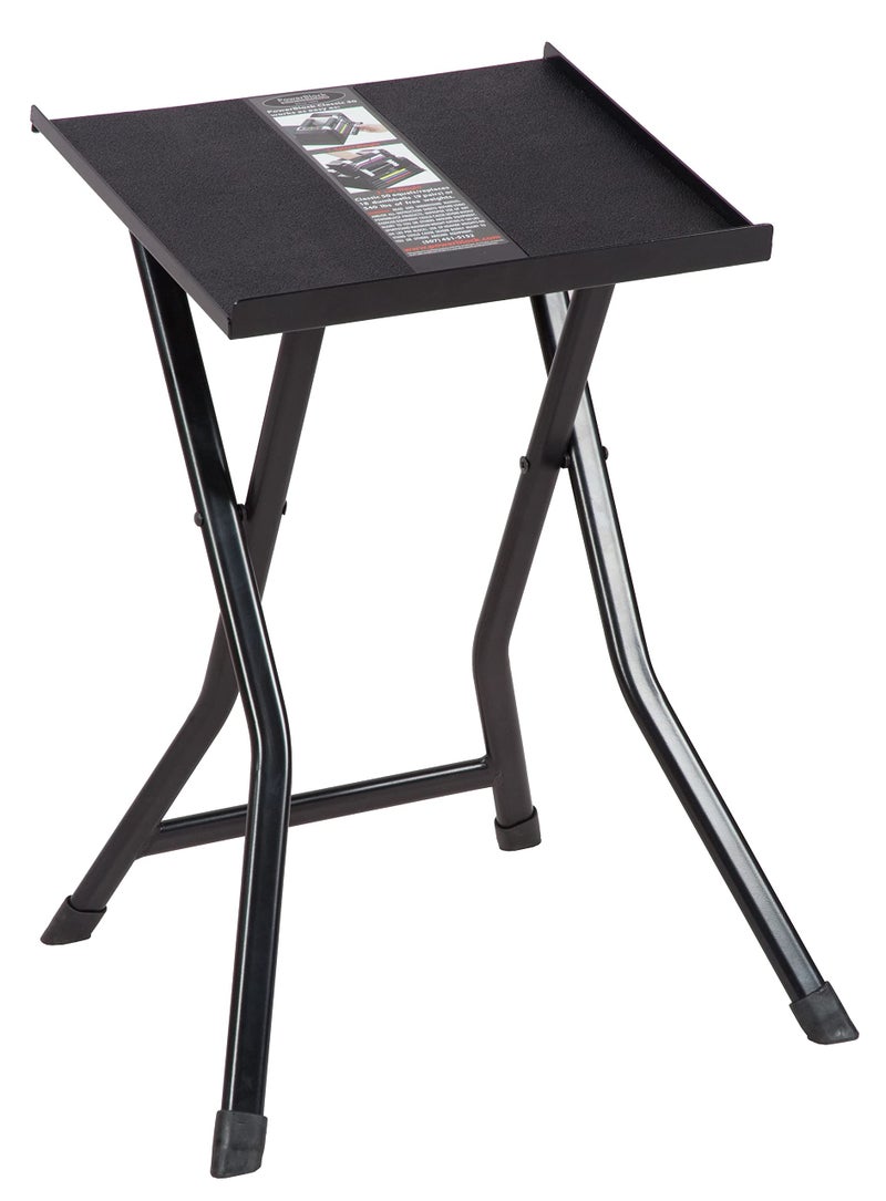 حامل دمبل صغير مدمج من باور بلوك، حامل أوزان قابل للطي للتخزين السهل، يستخدم مع دمبل باور بلوك القابل للتوسيع، صالة رياضية منزلية، تدريب قوة، عبوة من 1