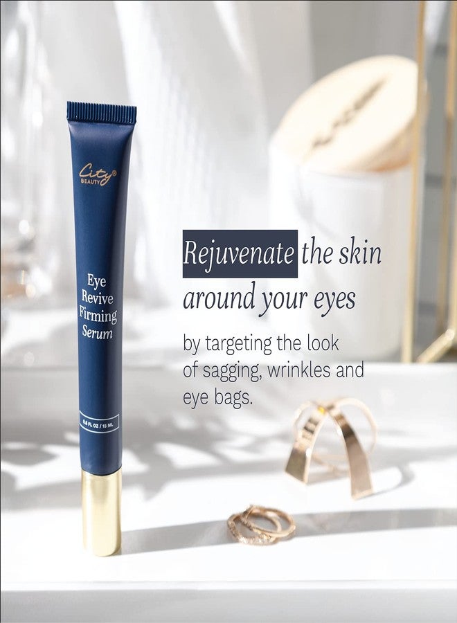 City Beauty Eye Revive Firming Serum - Anti-Aging Formula - Firm, Tighten, & Hydrate - Natural Solution For Sagging Skin & Under-Eye Wrinkles - Cruelty-Free Skin Care - Image 2