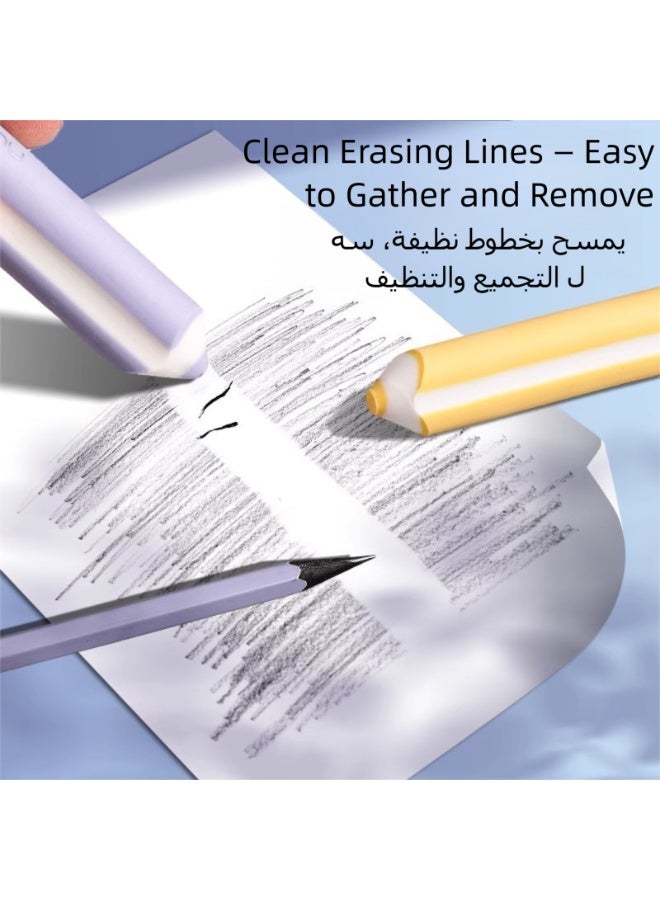 NUSIGN Triangular Pencil Eraser – Precise, Clean, and Comfortable Grip - Image 3