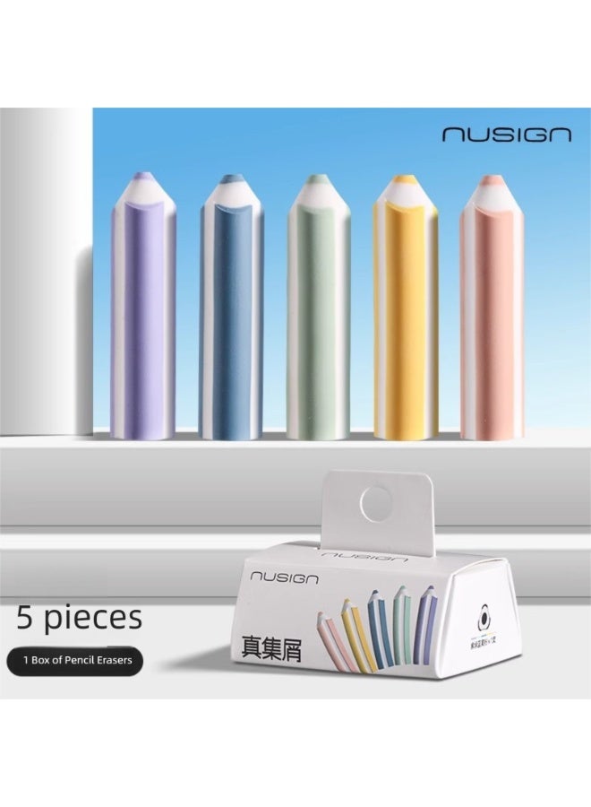 NUSIGN Triangular Pencil Eraser – Precise, Clean, and Comfortable Grip - Image 1