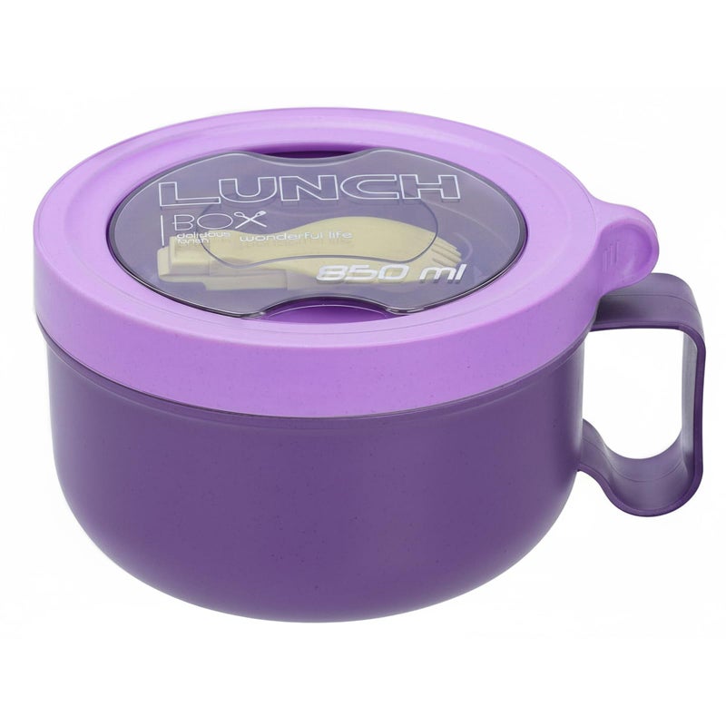 CD HOME Microwave Bowl with Lids,Ramen Bowl,28oz Microwave Soup Mugs with Handles,for Soup and Instant Noodles,Oatmeal, Gumbo, Salad, College Dorm Room Essentials for Girls for Boys Apartment Essentials - Image 1