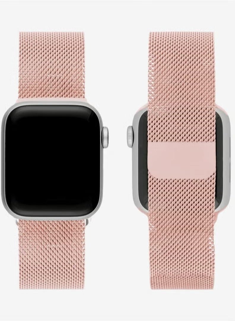 JAJEEK Milanese Apple Watch Strap 42mm 44mm 45mm 49mm - Premium Stainless Steel Adjustable Mesh Band for Apple Watch Series 1-8 & SE, Elegant, Durable, Comfortable Fit for Men & Women, Ideal for All-Day Wear - Image 3
