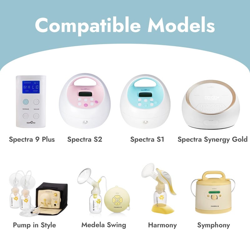 Papablic [6-Count] Papablic Duckbill Valves for Spectra S1 Spectra S2 Spectra 9 Plus, Replaceable Duckbill Valves for Spectra Duckbill Valves Compatible with Spectra Pump Parts, BPA/DEHP Free, Pink - Image 2