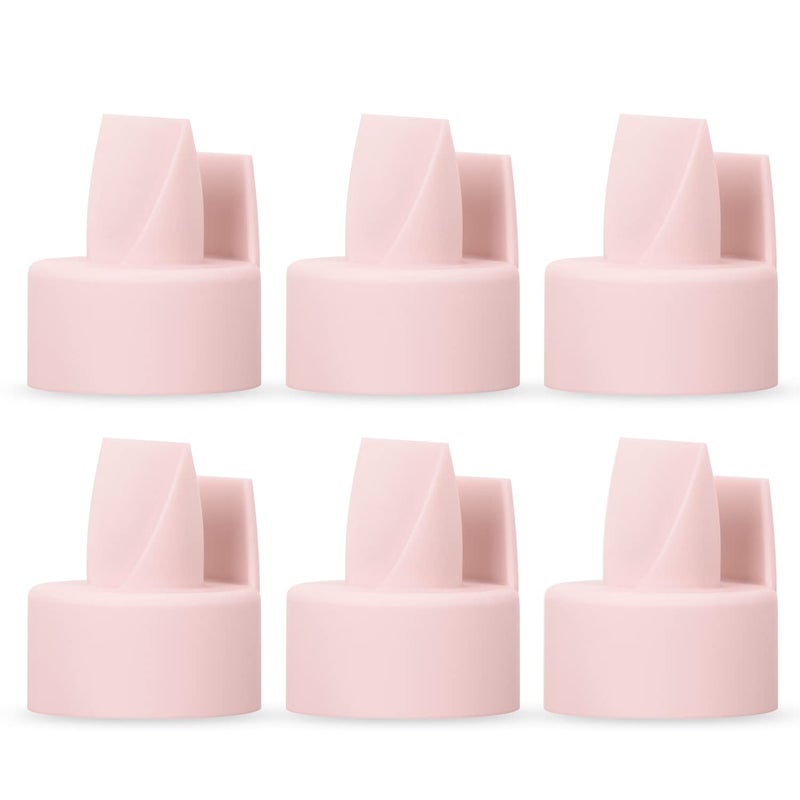 Papablic [6-Count] Papablic Duckbill Valves for Spectra S1 Spectra S2 Spectra 9 Plus, Replaceable Duckbill Valves for Spectra Duckbill Valves Compatible with Spectra Pump Parts, BPA/DEHP Free, Pink - Image 1