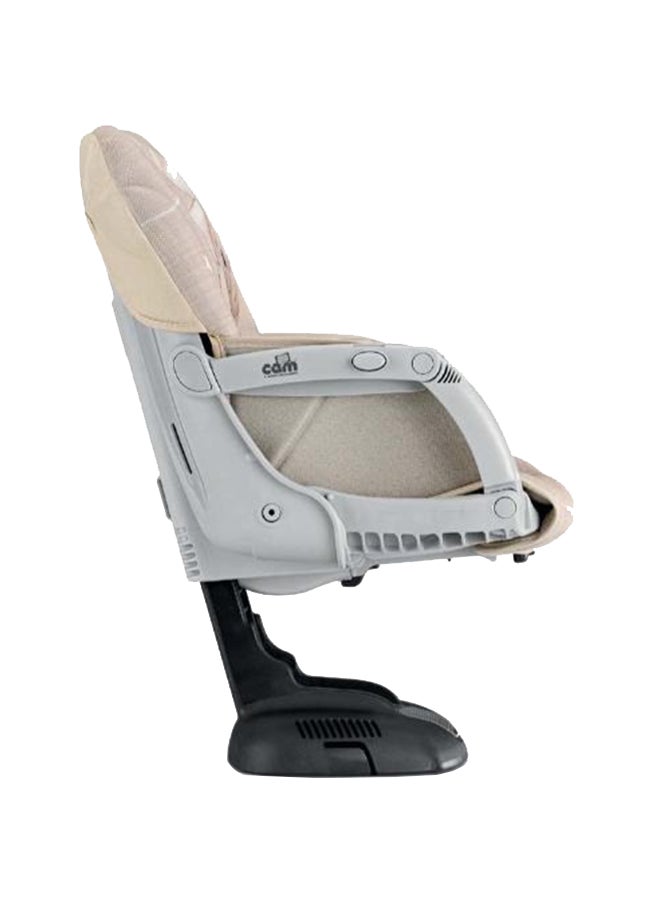 Cam - Smarty Booster Baby Feeding Chair, Snack seat, Smart pop, portable, booster seat with tray eating, Dinning lightweight, compact fold, travel, Camping - Brown teddy - Image 3