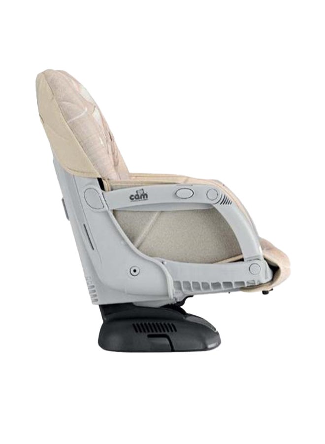 Cam - Smarty Booster Baby Feeding Chair, Snack seat, Smart pop, portable, booster seat with tray eating, Dinning lightweight, compact fold, travel, Camping - Brown teddy - Image 4