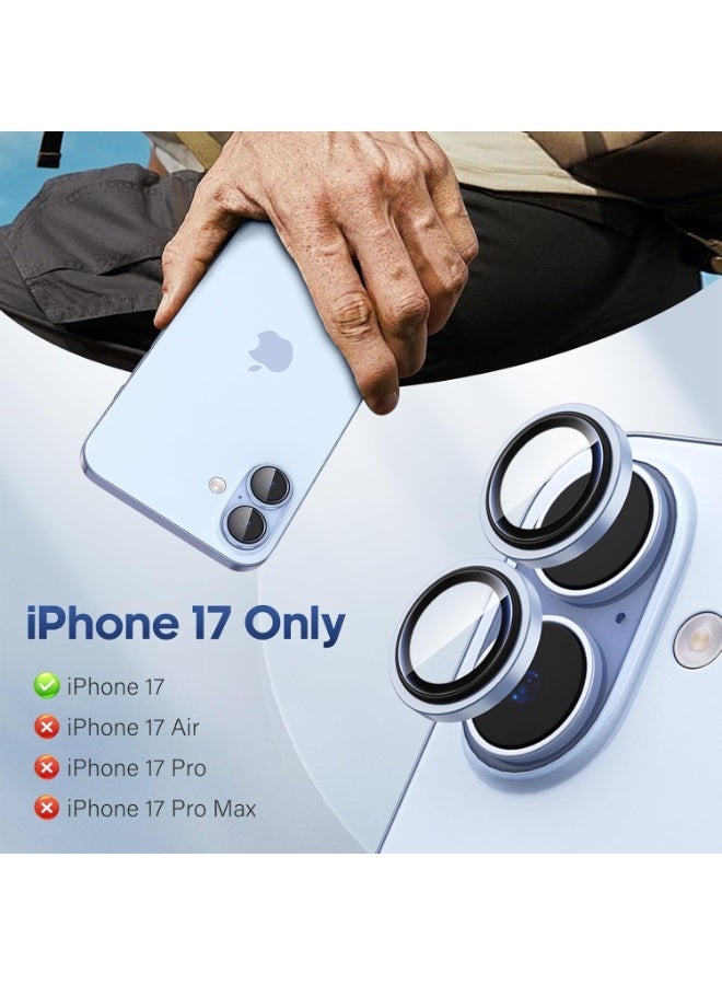LITO S+Tempered Glass Camera Lens Protector For iPhone 17_Sierra Blue - Image 5