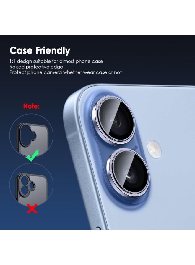 LITO S+Tempered Glass Camera Lens Protector For iPhone 17_Sierra Blue - Image 4