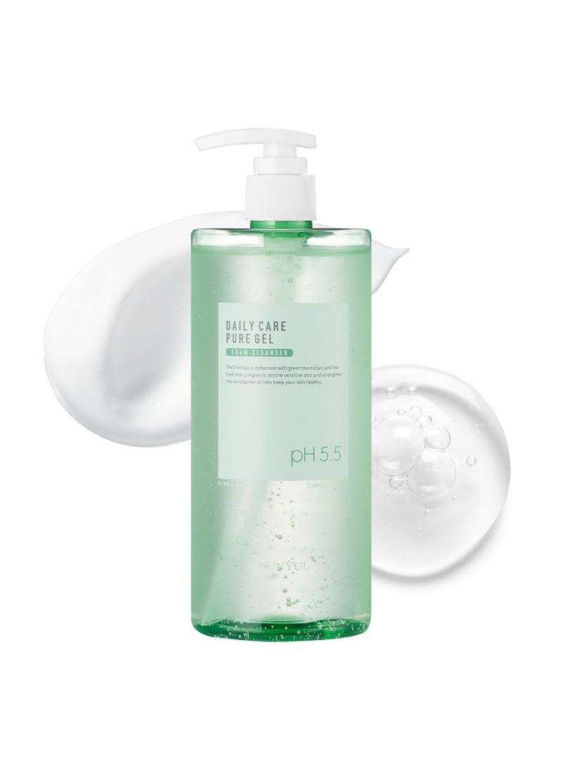 Eunyul EUNYUL Daily Care Pure Gel Foam Cleanser 17.3 fl. Oz. pH 5.5 Gel with Pump type Large Size Face Wash 