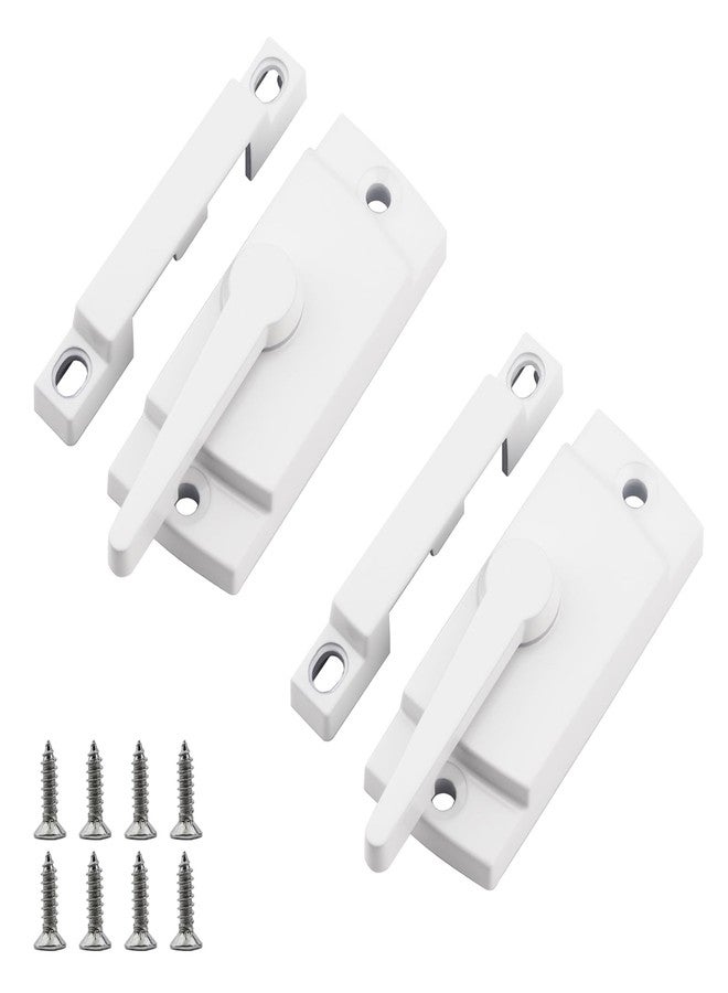 Aecsze Window Sash Locks, 2 PCS Window Latches Replacement, Window Locks for up and Down Windows, Replacement Window Locks for Vertical and Horizontal Sliding Windows - Image 1