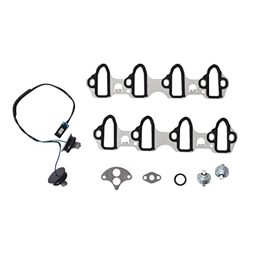 SUSUCAR Knock Sensor Wire Harness Intake Manifold Gasket Set for Chevy Silverado 1500 Suburban Tahoe, GMC Sierra Yukon, Cadillac Escalade 4.8L 5.3L 6.0L MS98016T - Image 2