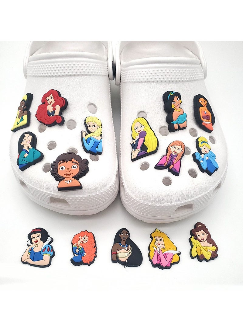 15 Pcs Cute Hole Shoes Flower Shoe Buckle - Image 3