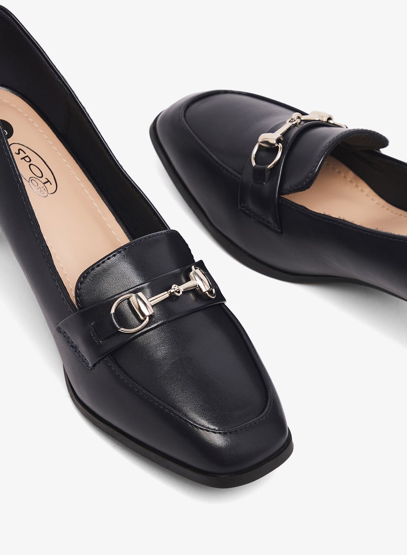 سبوت أون حذاء موكاسين بكعب - Image 4