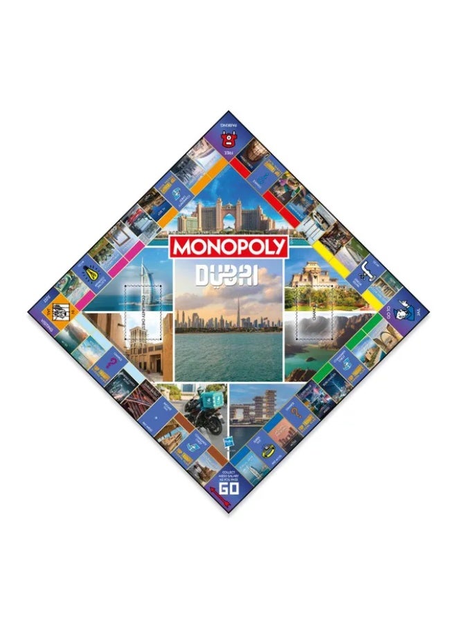 Monopoly Dubai Official Refresh Edition 2 | Hasbro Classic Family Board Game UAE Edition | Property Trading Strategy Game | Ages 8+ - Image 2