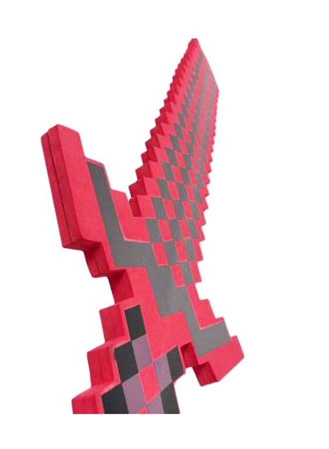 Mine Craft Foam Sword Toy Kid Size Minecraft Game Toy Red - Image 3