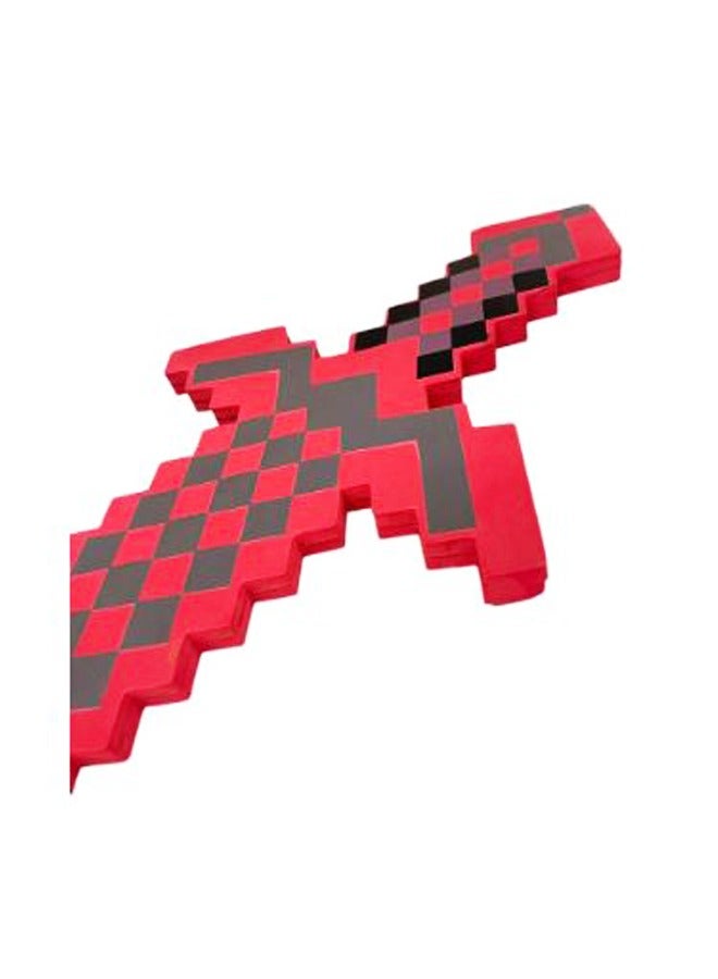 Mine Craft Foam Sword Toy Kid Size Minecraft Game Toy Red - Image 4
