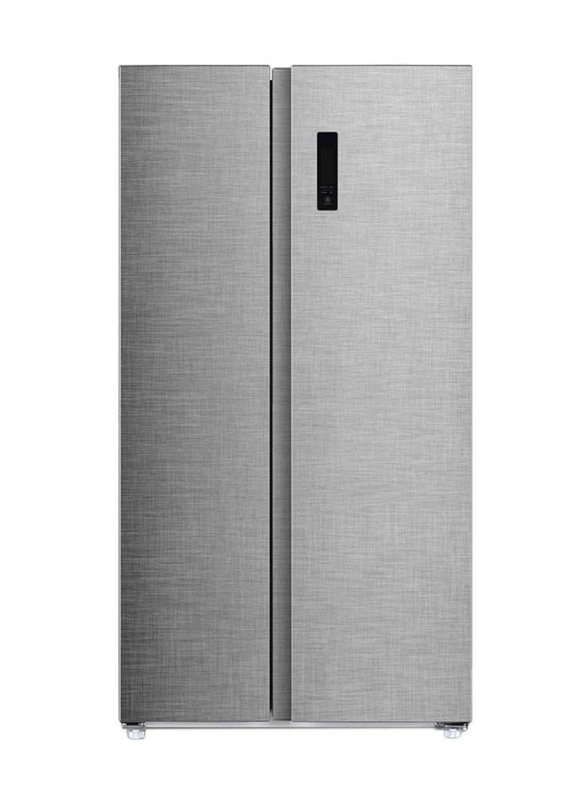 ClassPro Side by Side Refrigerator 12.8 Cuft Freezer 7.2 Cuft Inverter Color Brushed Silver 