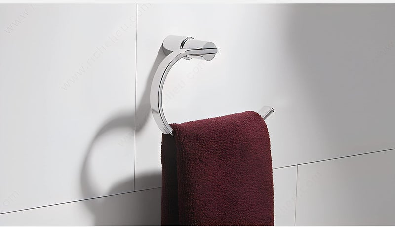 Carnival Heavy Duty Brass Towel Ring for Wash Basin | Towel Holder for Bathrooom Accessories | Modern Design - Image 2