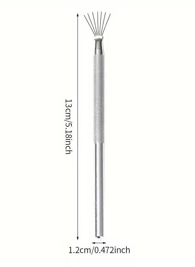 جلوسكي المهنية 7 دبوس شريط الأظافر الفن بطانة فرشاة 3D نصيحة رقيقة جدا خط الرسم القلم الأشعة فوق البنفسجية هلام فرشات مانيكير الأظافر الرسم أدوات - Image 2