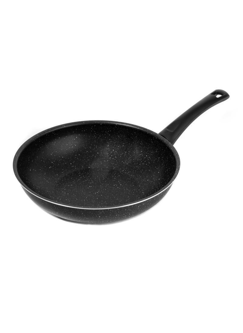 LAZORD Granite Deep Frying Pan 28 Cm Black  - Image 1