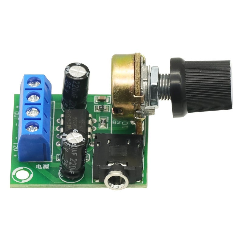 10W LM386 Audio Amplifier Board Mono 3.5mm DC 3 12V Volume Control Mini Power Amplifier Module Adjustable Volume YX1667 1PCS - Image 1
