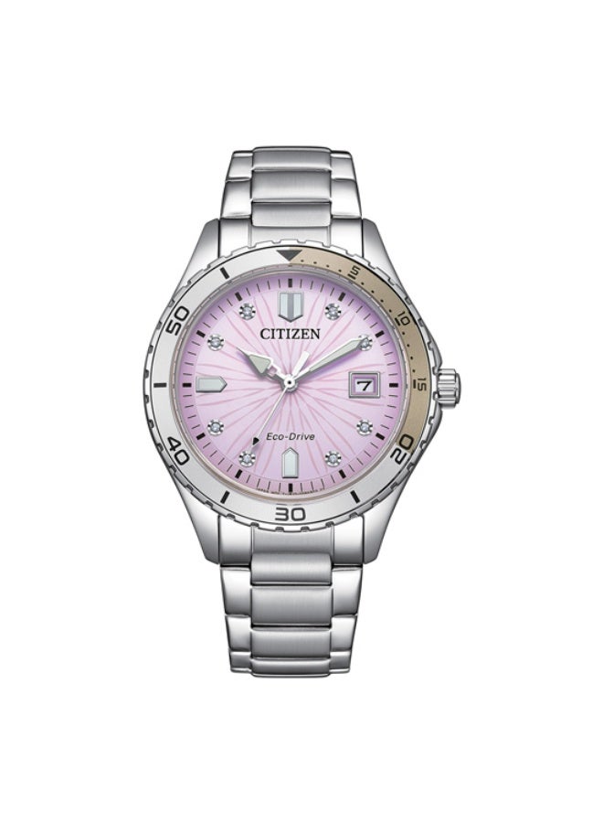 سيتيزن ساعة سيتيزن مارين إيكو درايف FE6170 88X النسائية المصنوعة من الفولاذ المقاوم للصدأ - Image 1