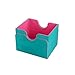 Gamegenic Sidekick 100 XL Convertible Deck Box Sideloading Card Storage Box with Removable Cover Holds 100 DoubleSleeved Cards in Extra Thick Inner Card Sleeves TealPink Color Made - Image 4