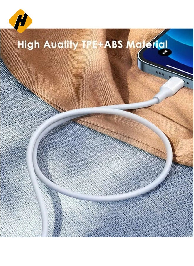 HuHa - 【MFi Certified】 iPhone 20W Charger Plug and 2M USB C to Lightning Cable PD Fast Charger USB C Plug Data Lead Compatible with iPhone 14/14 Plus/14 Pro/14 Pro Max/13/12/11/11 Pro/XS Max/XR/X/8/7/iPad - Image 1
