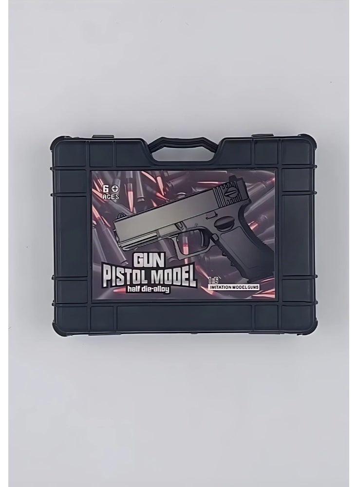 A gun with 28 pieces of soft beads and a small bag for unisex children as a gift  - Image 2