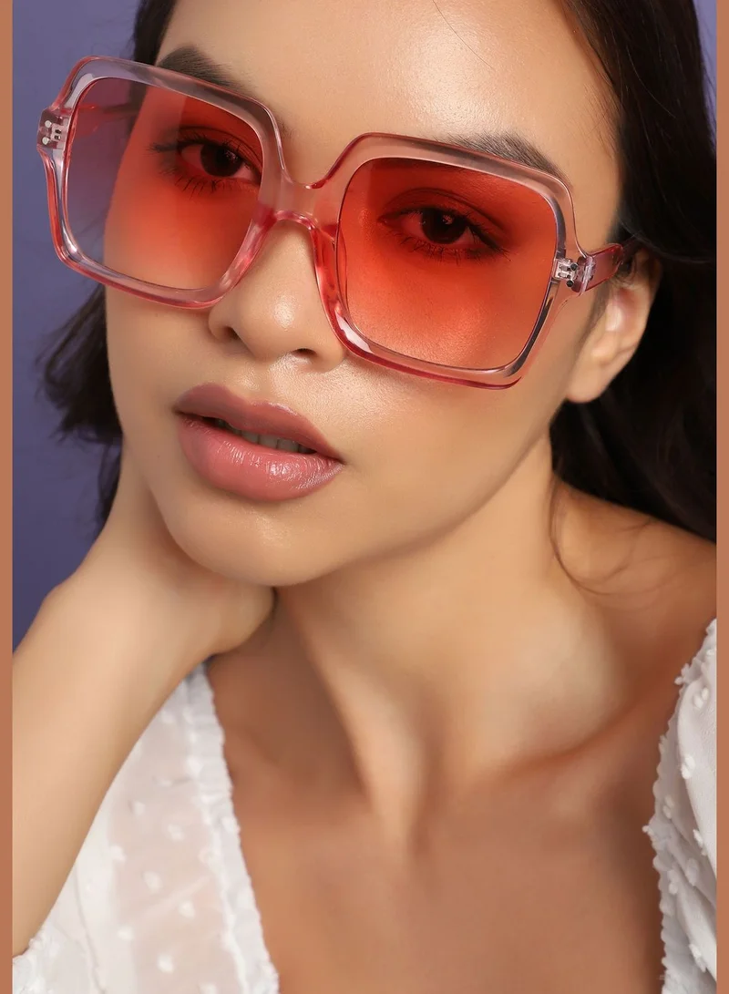 Haute Sauce Full Rim Oversized Sunglass