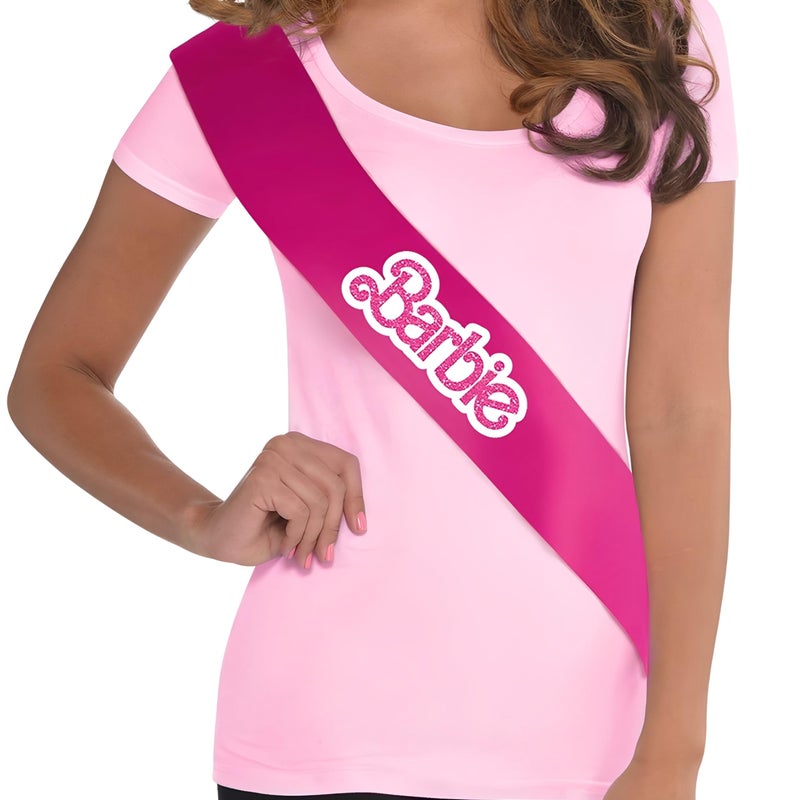 Amscan Malibu Barbie Deluxe Sash 30 1 Count