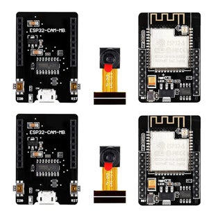 HiLetgo 2pcs ESP32-CAM Camera Module ESP32-S OV2640 2MP Camera Development Board + Micro USB to Serial Port CH340C 4.75V-5.25V Wireless WiFi Bluetooth with TF Card Slot for Arduino Raspberry Pi - pzsku/Z49ADF18B2418396213C5Z/45/1749372073/bfbdbd54-ab02-47bf-8494-d0abb8f804fc