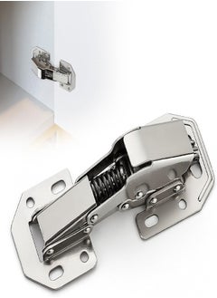 Generic 2 Pack Hidden Hinges Soft Close Surface Mount Kitchen Cabinet Hinges, No Pre-drilled for Kitchen Cupboard  - Image 1