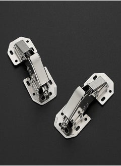 Generic 2 Pack Hidden Hinges Soft Close Surface Mount Kitchen Cabinet Hinges, No Pre-drilled for Kitchen Cupboard  - Image 2